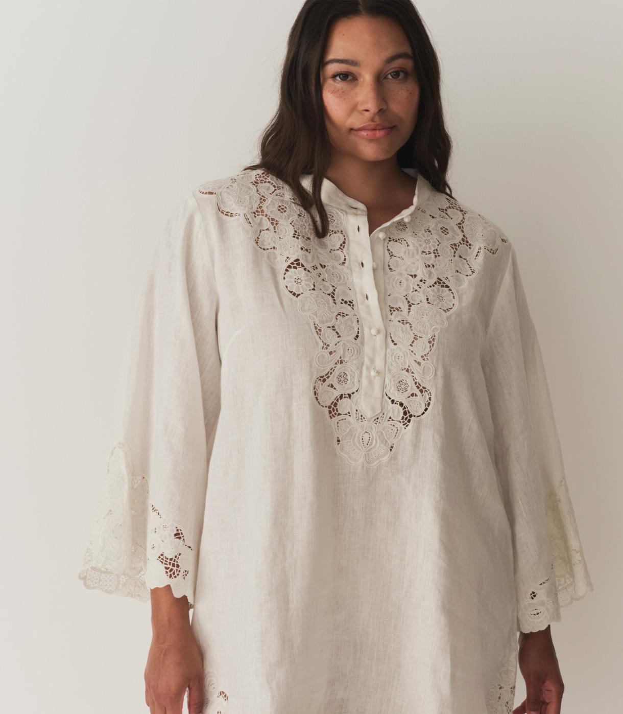 DÔEN Dresses | Rochelle Dress Salt - Women