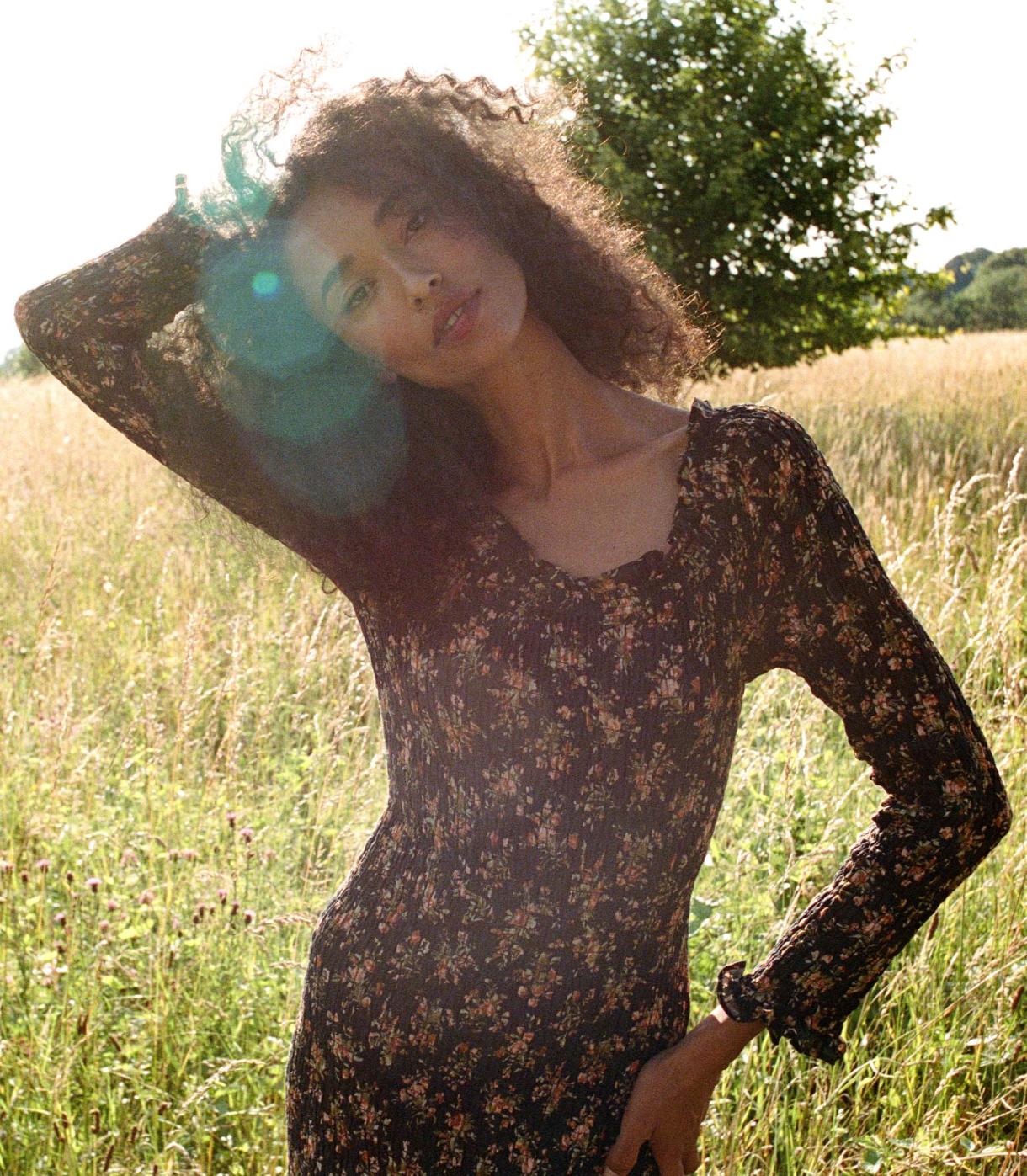 DÔEN Dresses | Roselia Dress Foxglove Floral - Women