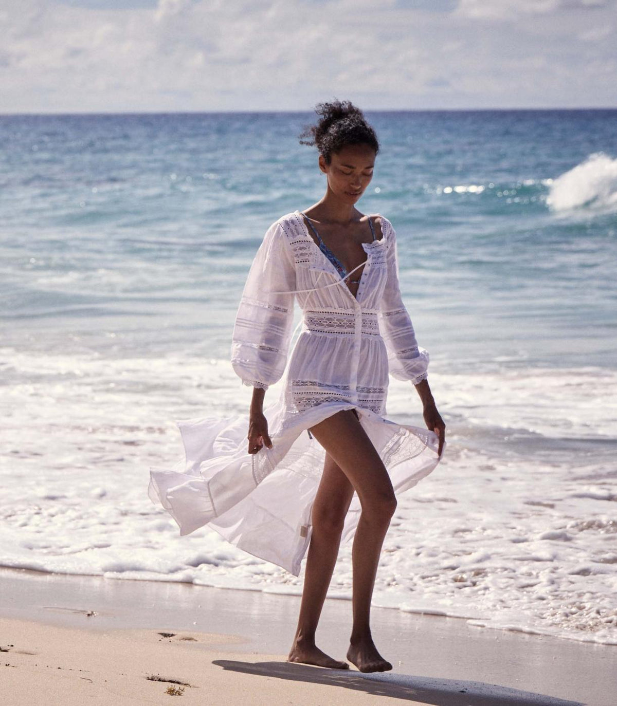 DÔEN Dresses | Santina Dress Salt - Women