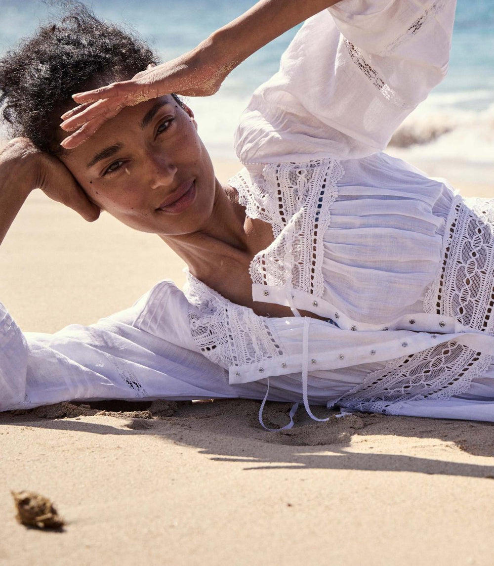 DÔEN Dresses | Santina Dress Salt - Women