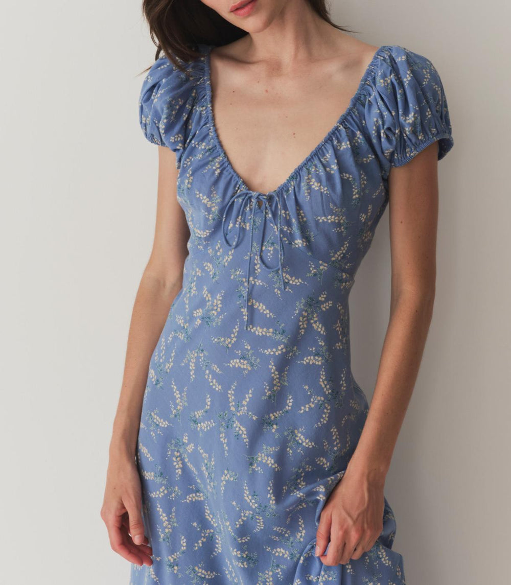 DÔEN Dresses | Sofia Dress Lapis Bluebell Ballad - Women