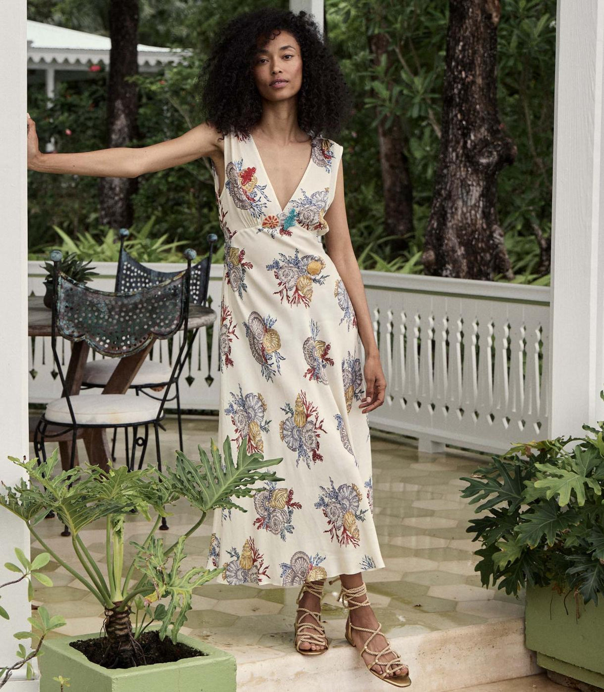 DÔEN Dresses | Tatiana Dress Mer Botanique - Women