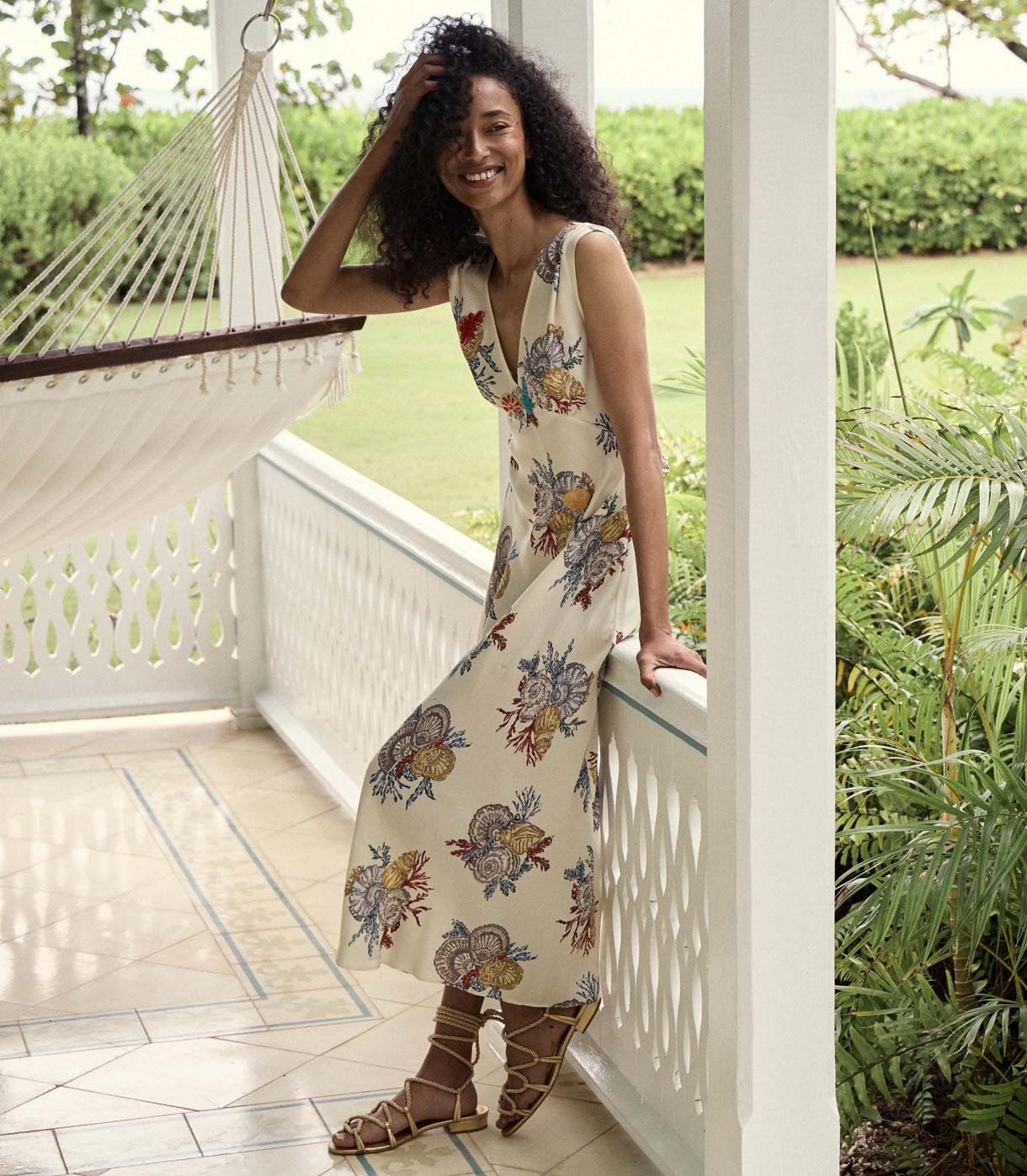 DÔEN Dresses | Tatiana Dress Mer Botanique - Women