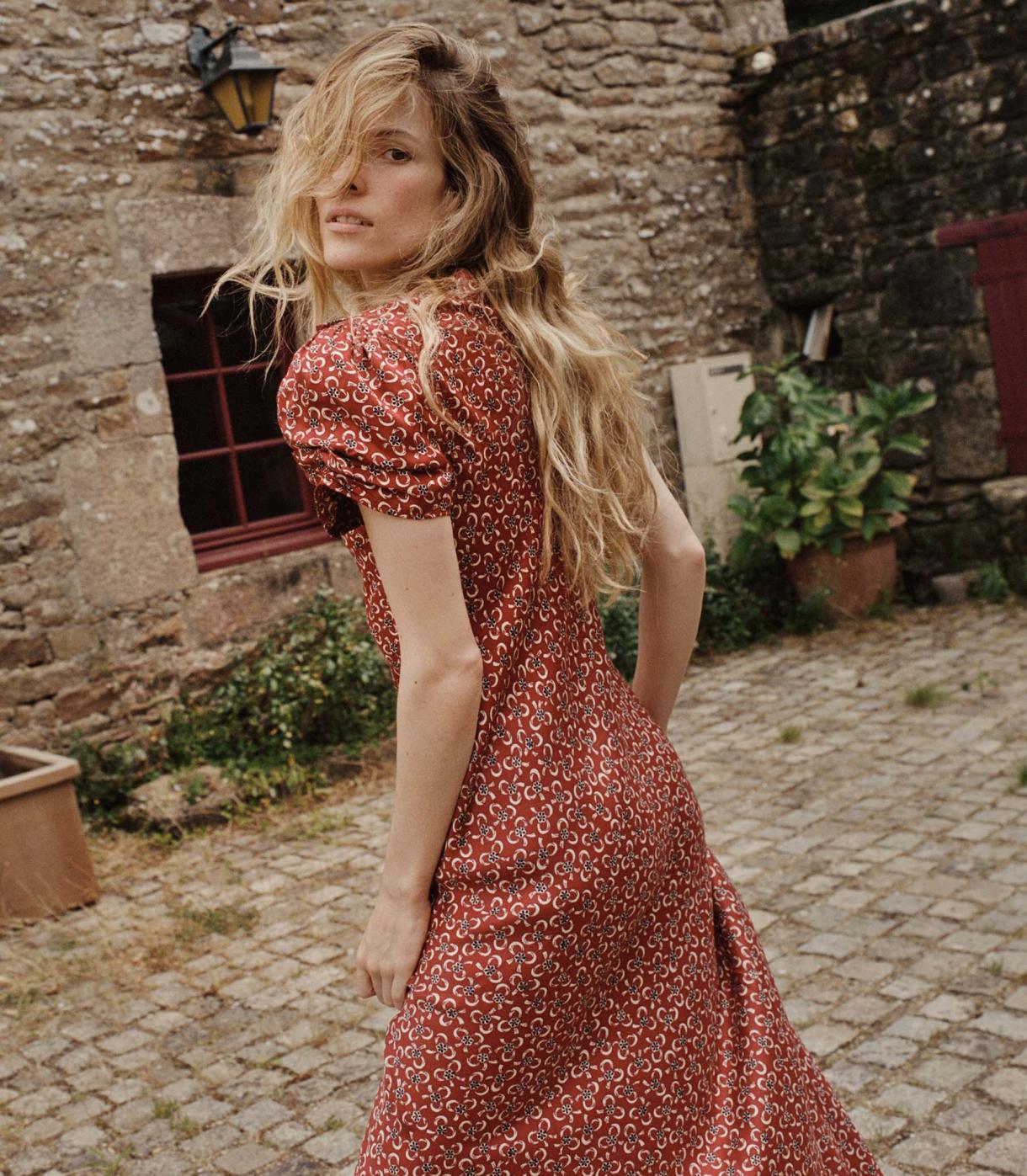 DÔEN Dresses | Theodora Dress Ameline Ditsy - Women