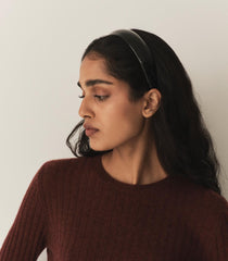 DÔEN Hair Accessories | Jeanie Headband Black Patent - Women