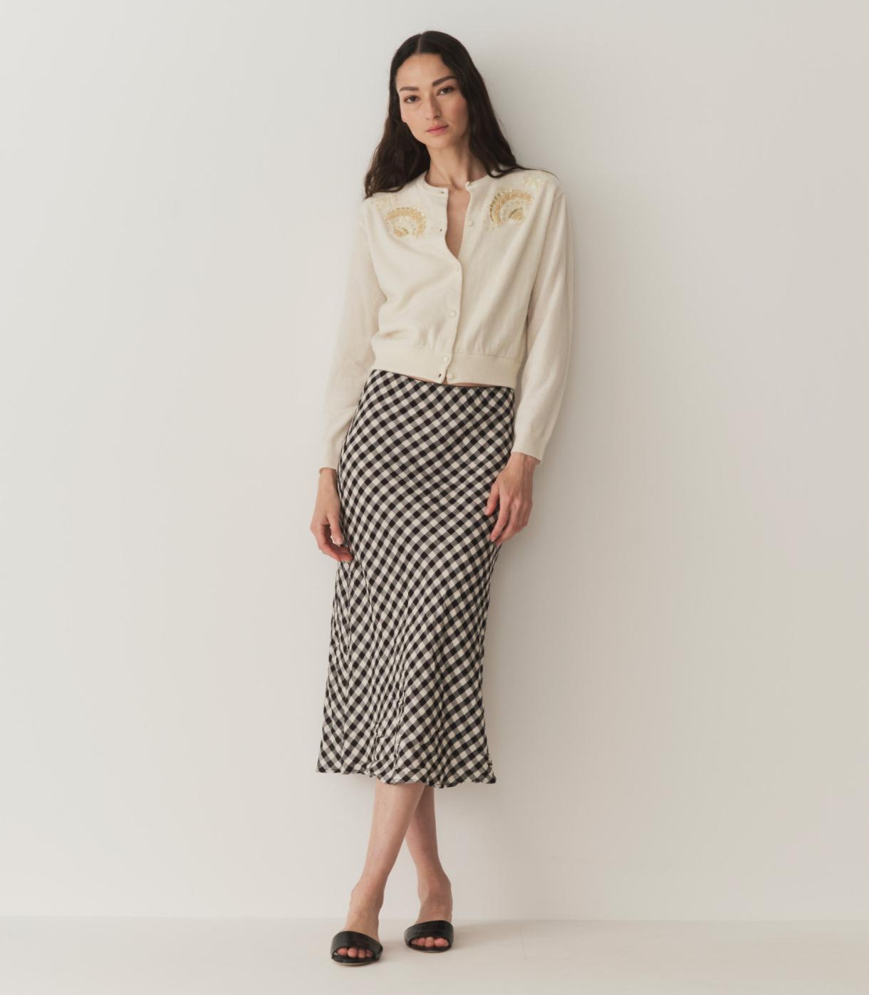 DÔEN Knitwear | Andrina Cardigan Eggshell - Women