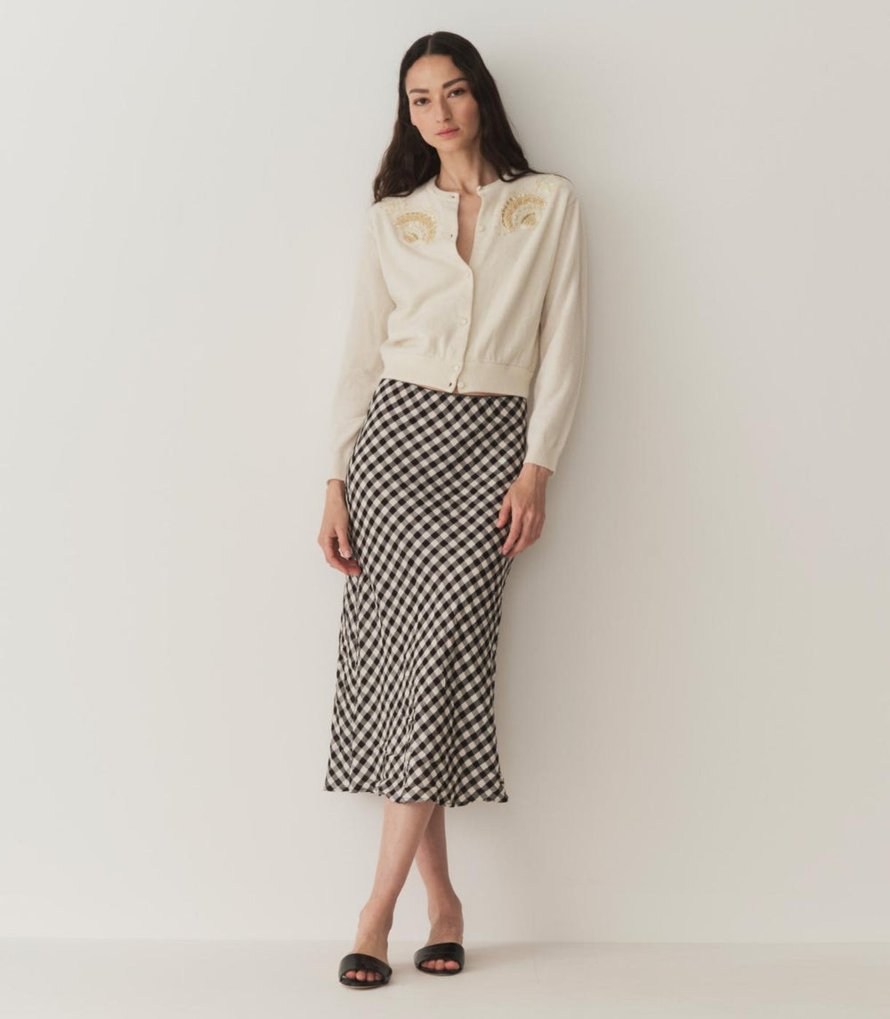 DÔEN Knitwear | Andrina Cardigan Eggshell - Women