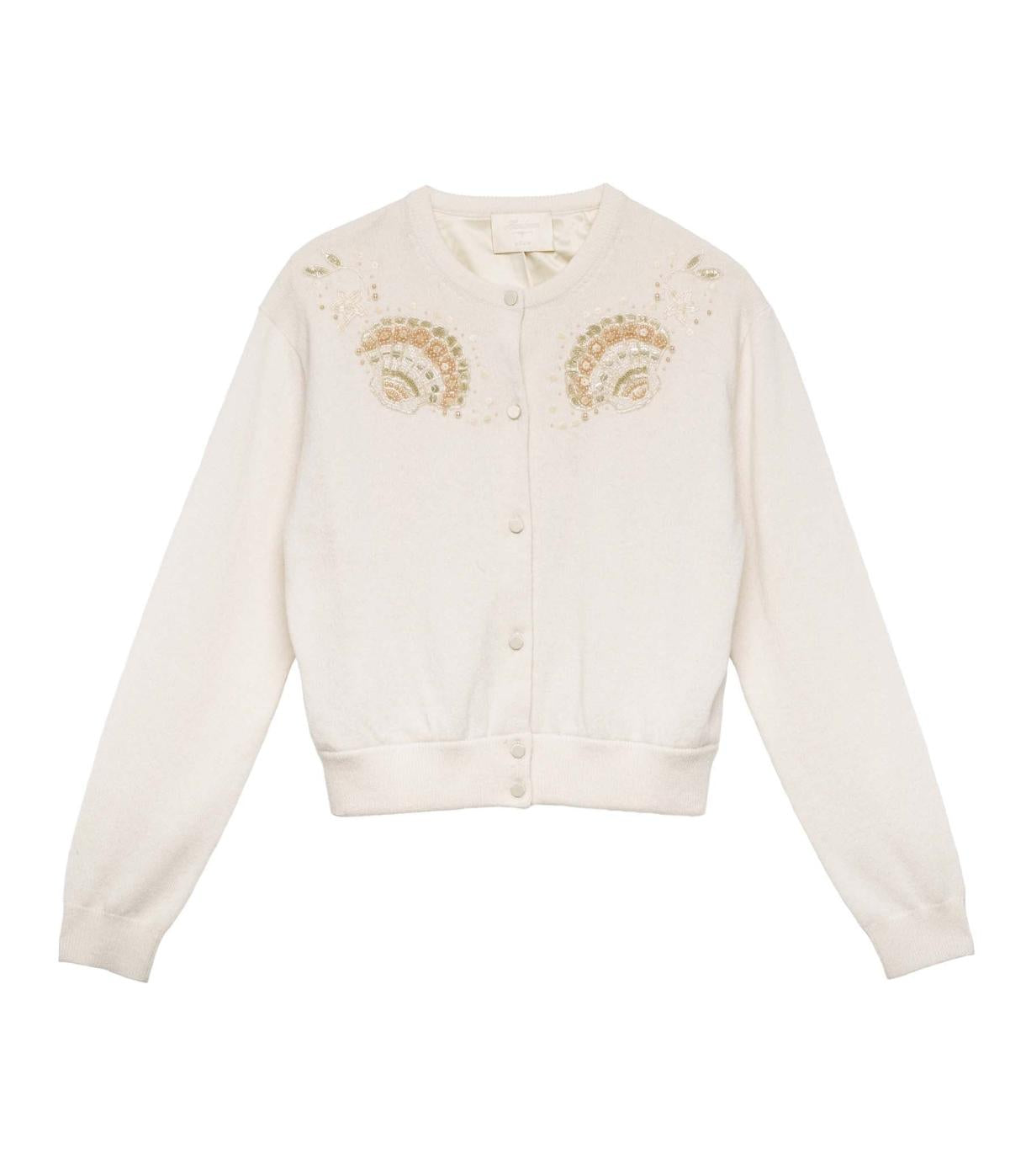 DÔEN Knitwear | Andrina Cardigan Eggshell - Women