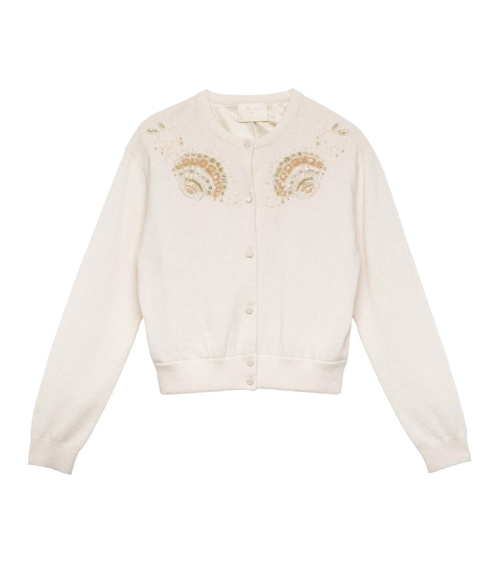 DÔEN Knitwear | Andrina Cardigan Eggshell - Women
