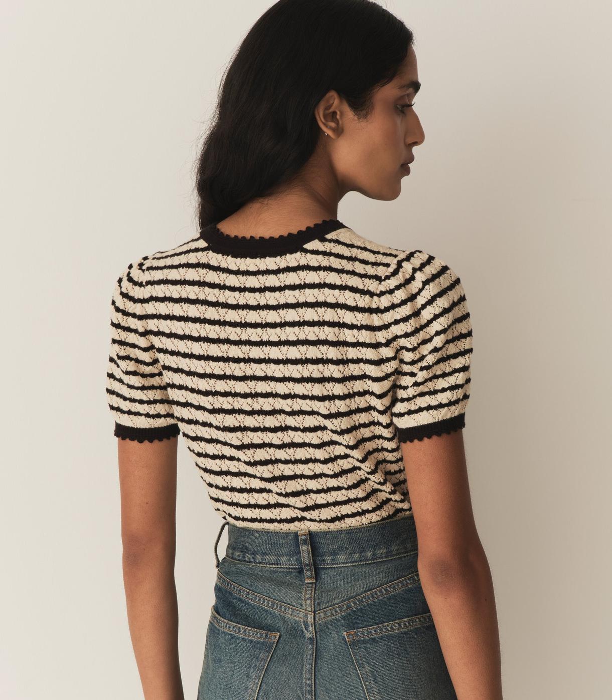 DÔEN Knitwear | Brandie Top Allaire Stripe - Women