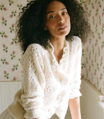 DÔEN Knitwear | Claudie Cardigan Ivory - Women