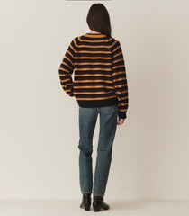 DÔEN Knitwear | Dana Cashmere Sweater Carrington Stripe - Women