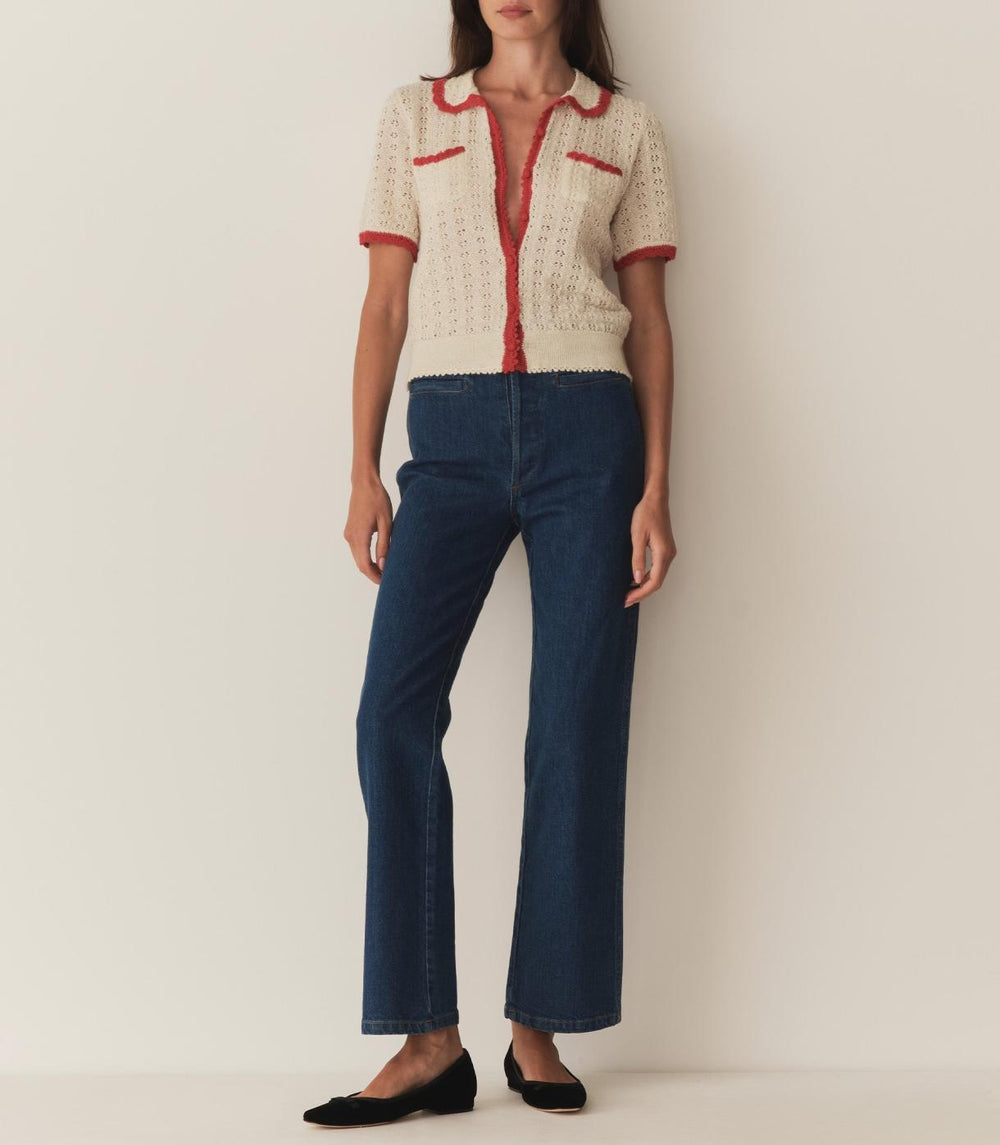 DÔEN Knitwear | Gloriana Top Moonstone - Women