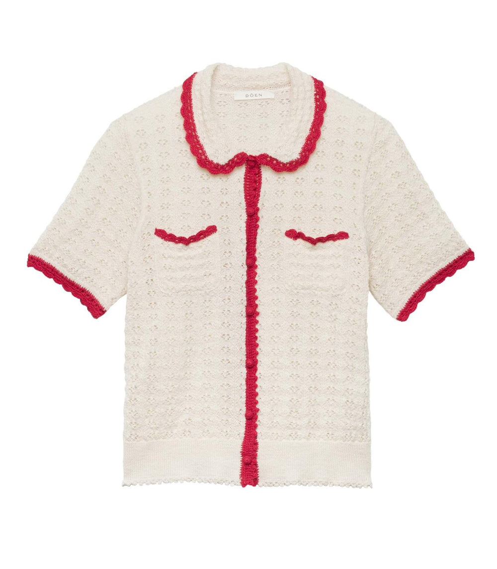 DÔEN Knitwear | Gloriana Top Moonstone - Women
