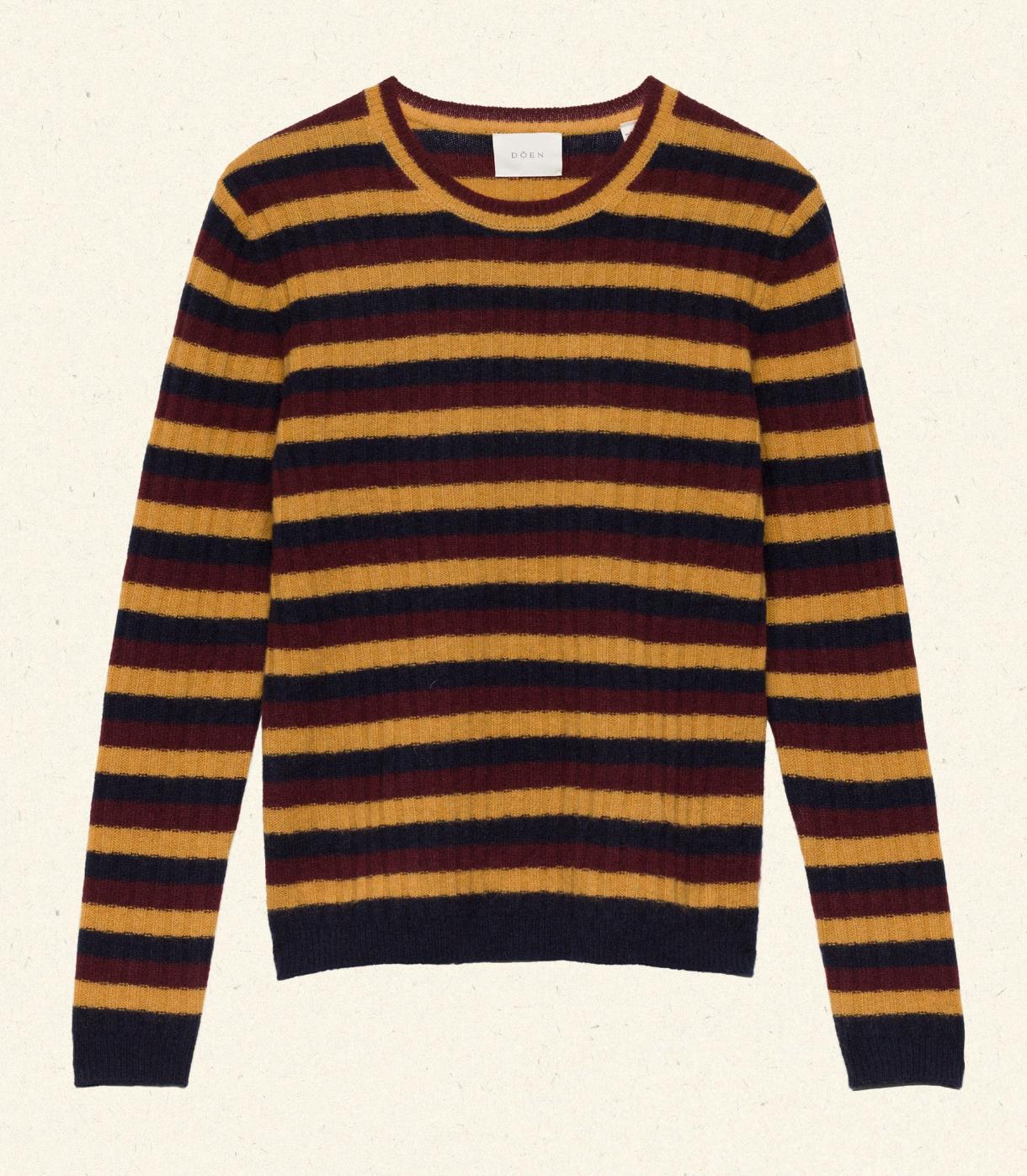 DÔEN Knitwear | Hyeres Cashmere Sweater Carrington Stripe - Women