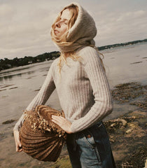 DÔEN Knitwear | Hyeres Cashmere Sweater Raincloud - Women