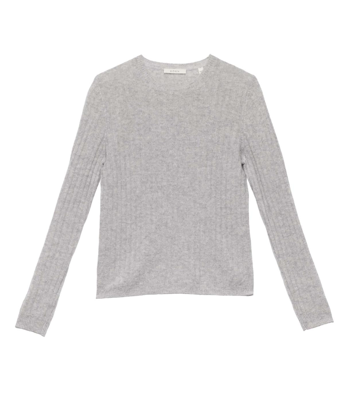 DÔEN Knitwear | Hyeres Cashmere Sweater Raincloud - Women