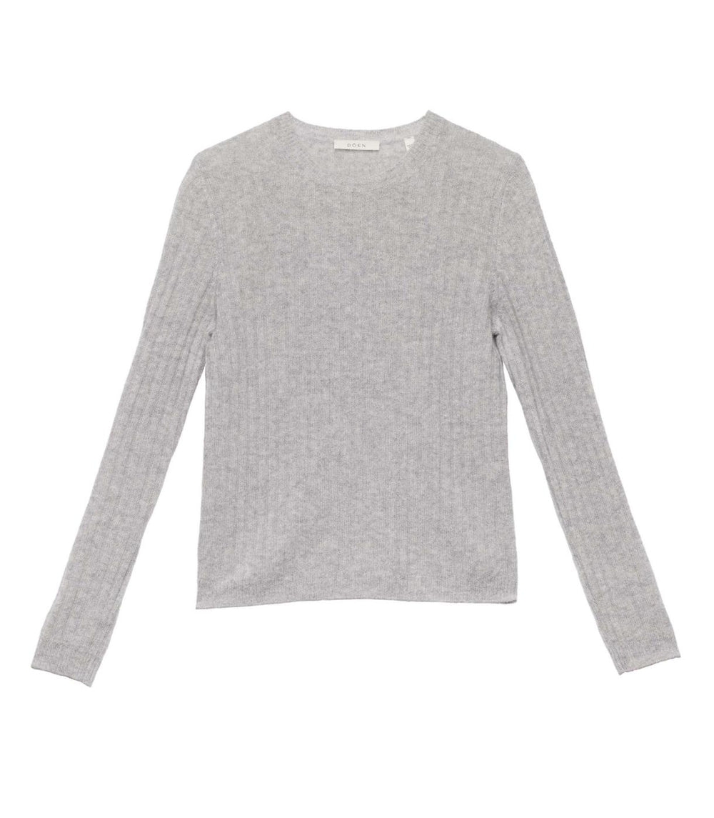 DÔEN Knitwear | Hyeres Cashmere Sweater Raincloud - Women