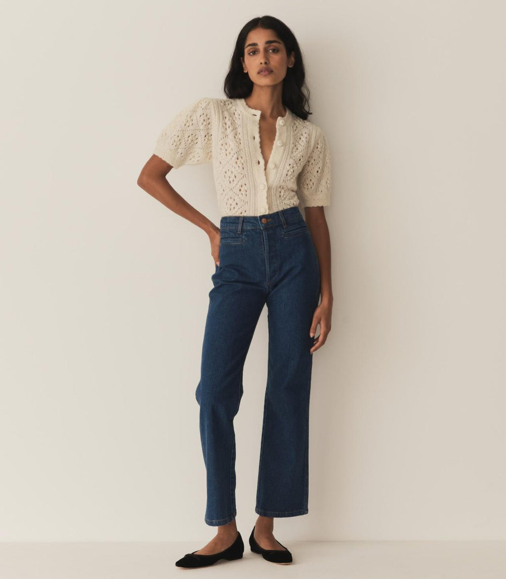 DÔEN Knitwear | Mirabelle Cardigan Ivory - Women