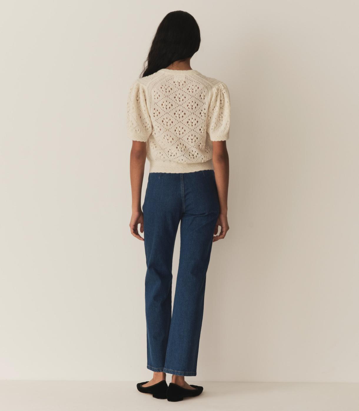 DÔEN Knitwear | Mirabelle Cardigan Ivory - Women