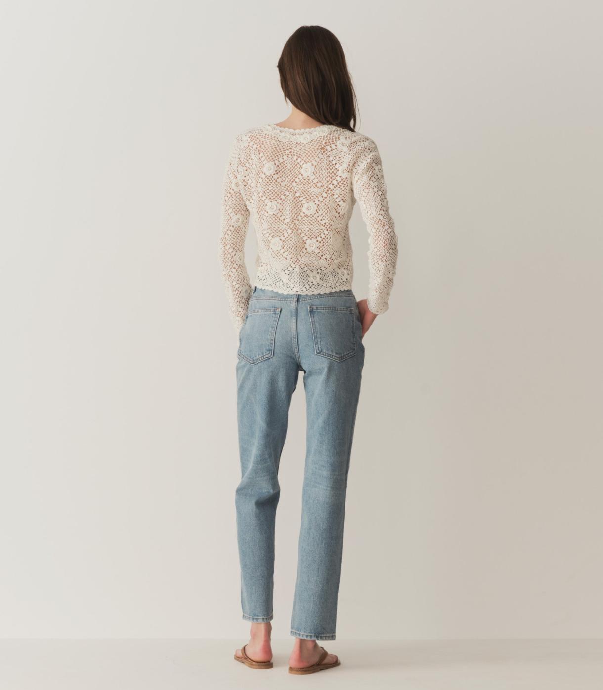 DÔEN Knitwear | Ottoline Cardigan Pearl - Women