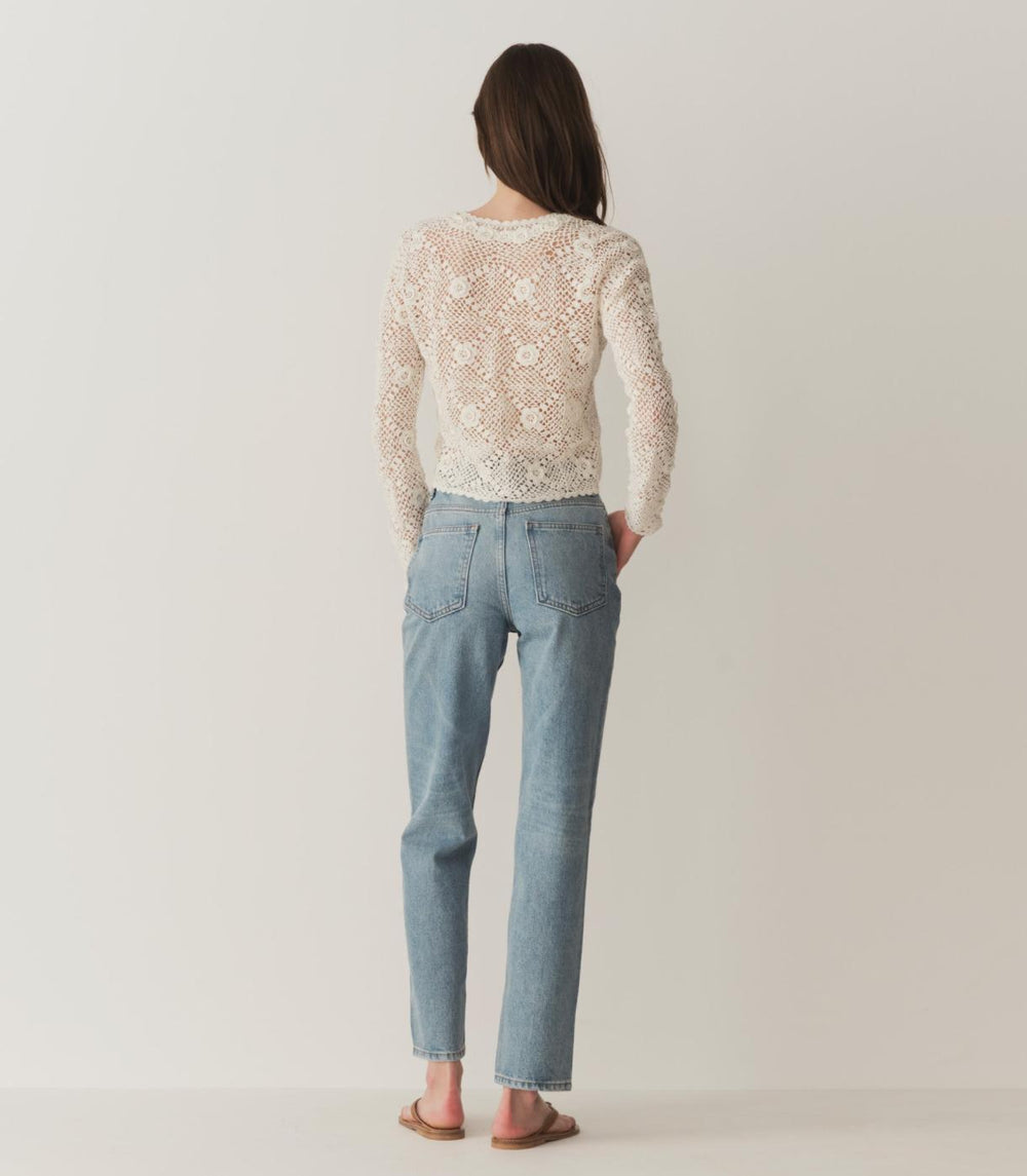 DÔEN Knitwear | Ottoline Cardigan Pearl - Women