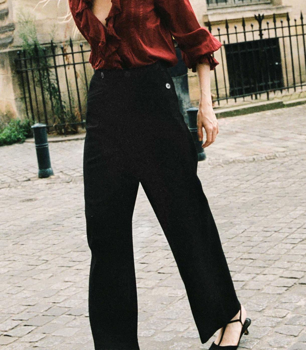 DÔEN Pants &amp; Shorts | Glenne Pant Black - Women