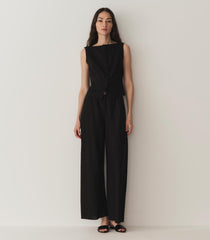 DÔEN Pants &amp; Shorts | Lavon Linen Pant Black - Women