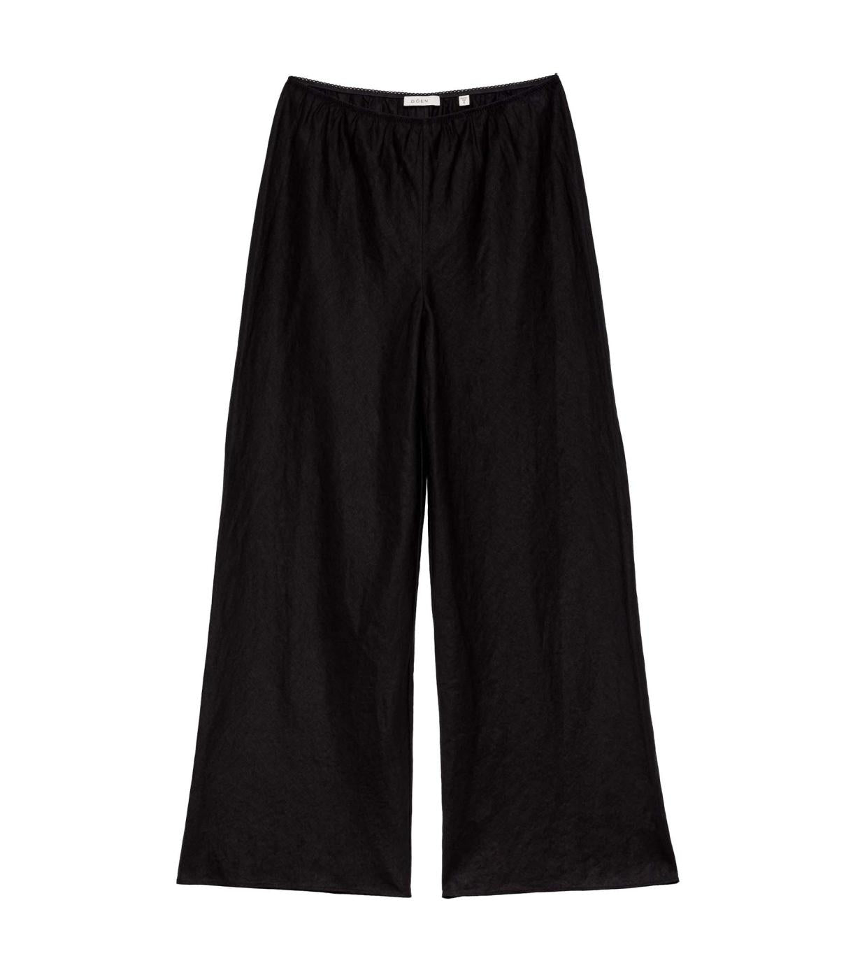 DÔEN Pants &amp; Shorts | Lavon Linen Pant Black - Women
