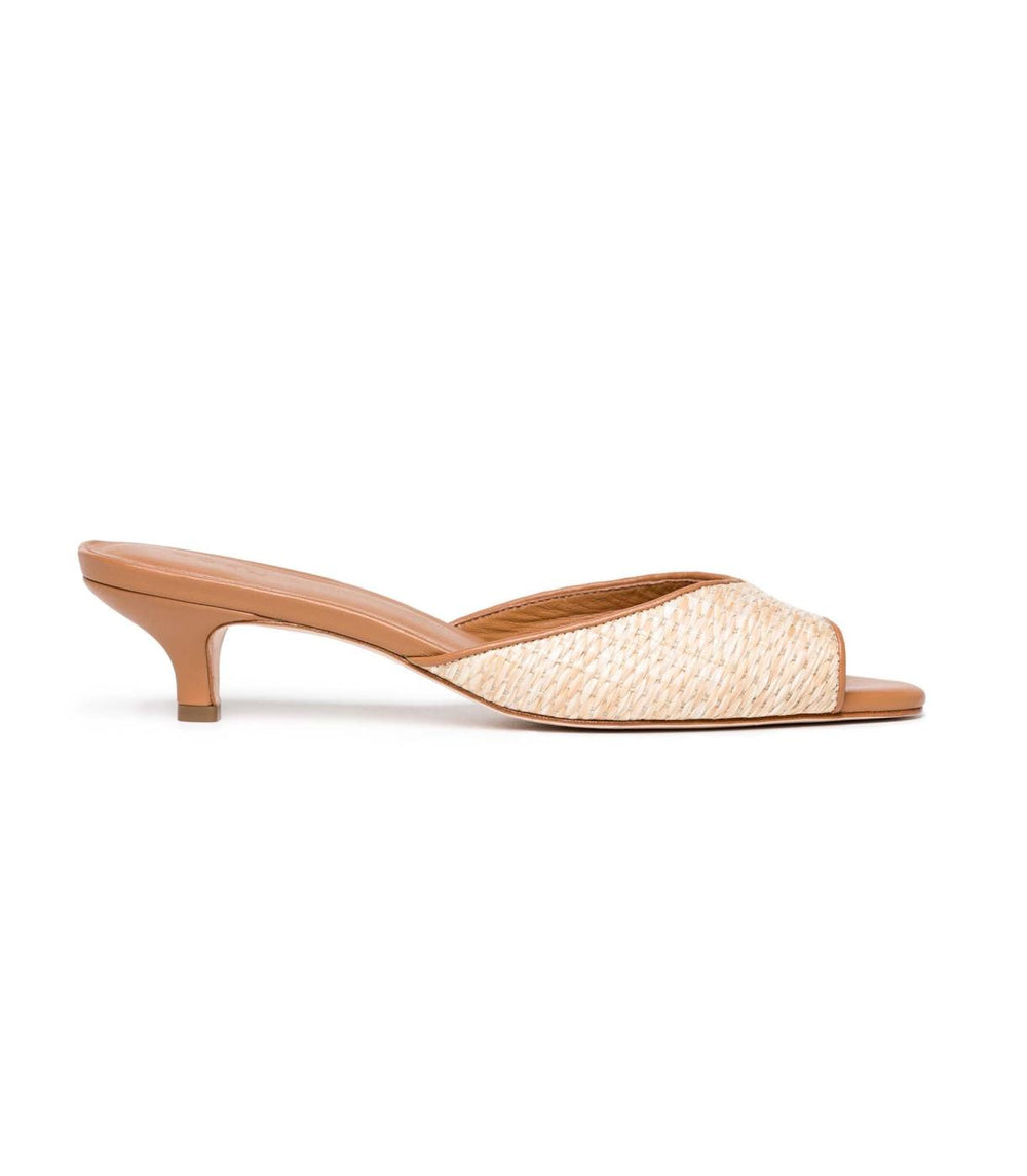 DÔEN Shoes | Callie Mule Natural Raffia - Women