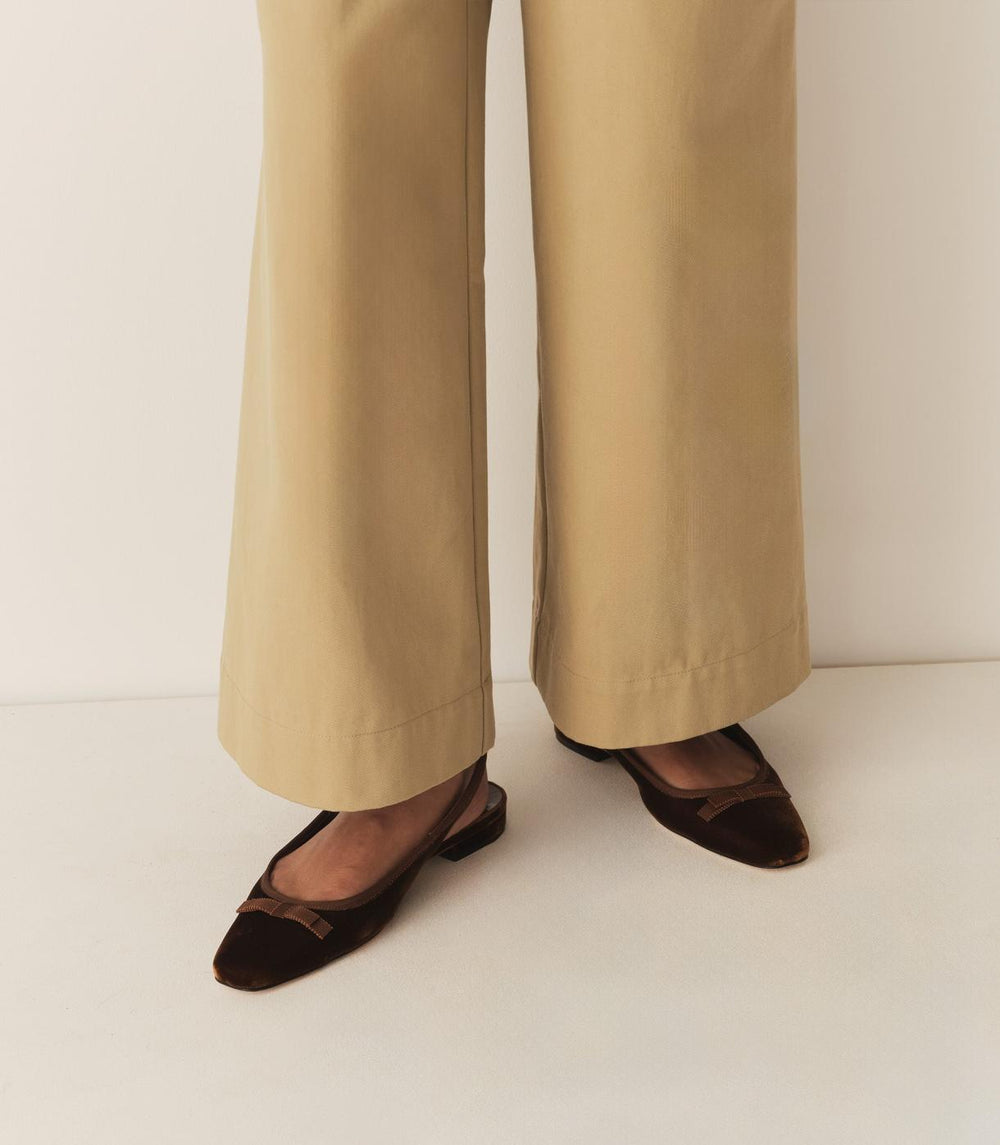 DÔEN Shoes | Cossima Slingback Hickory Velvet - Women