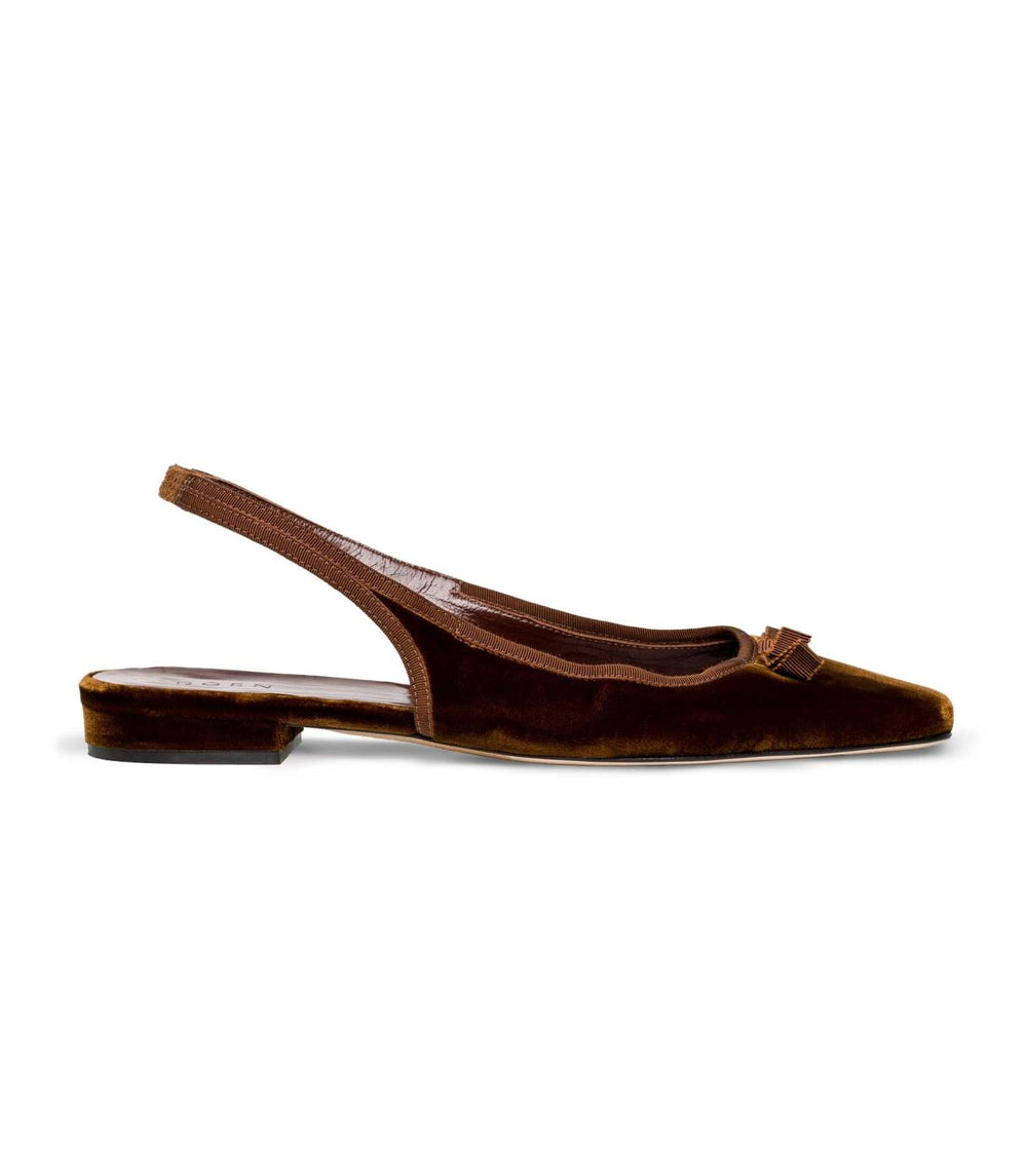 DÔEN Shoes | Cossima Slingback Hickory Velvet - Women