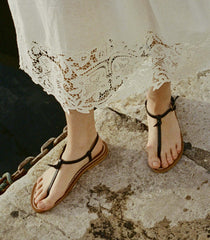 DÔEN Shoes | DÔEN &amp; K.Jacques Côte Sandal Noir - Women