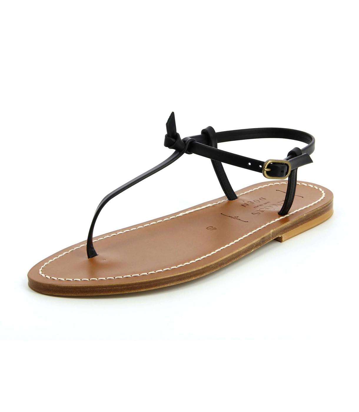 DÔEN Shoes | DÔEN &amp; K.Jacques Côte Sandal Noir - Women