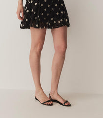 DÔEN Shoes | Laure Slingback Sandal Black Patent - Women