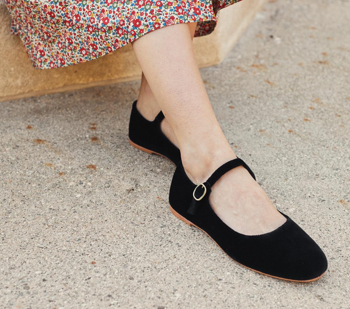 DÔEN Shoes | Mary Jane Slipper Black - Women