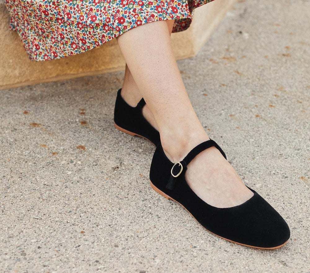 DÔEN Shoes | Mary Jane Slipper Black - Women