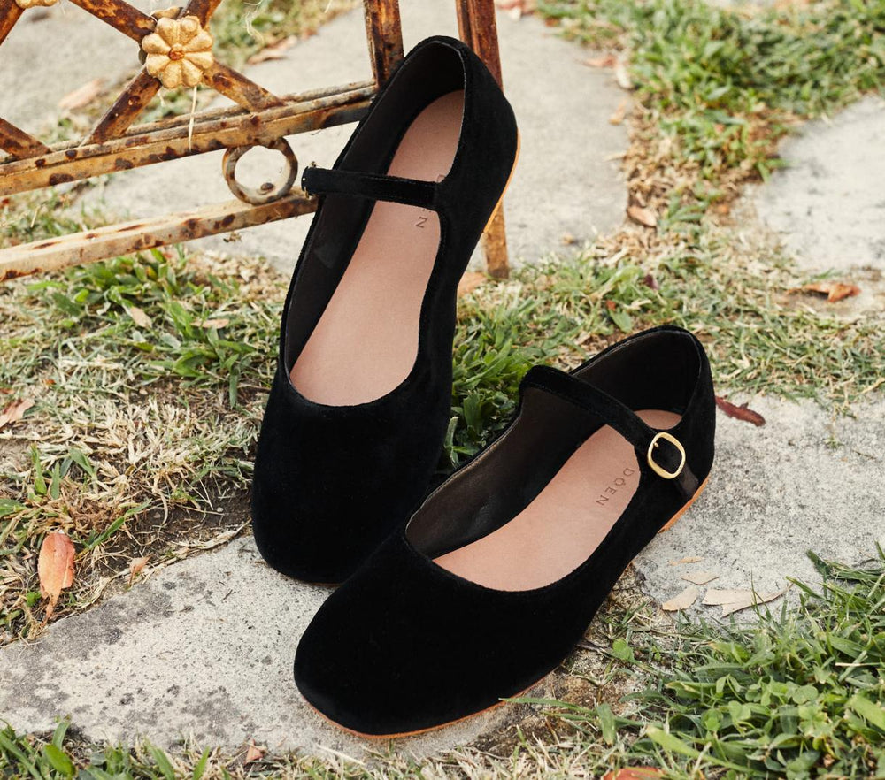 DÔEN Shoes | Mary Jane Slipper Black - Women