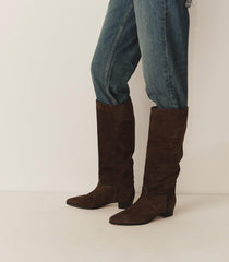 DÔEN Shoes | Riviera Boot Dark Chocolate Suede - Women