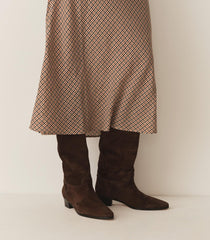 DÔEN Shoes | Riviera Boot Dark Chocolate Suede - Women