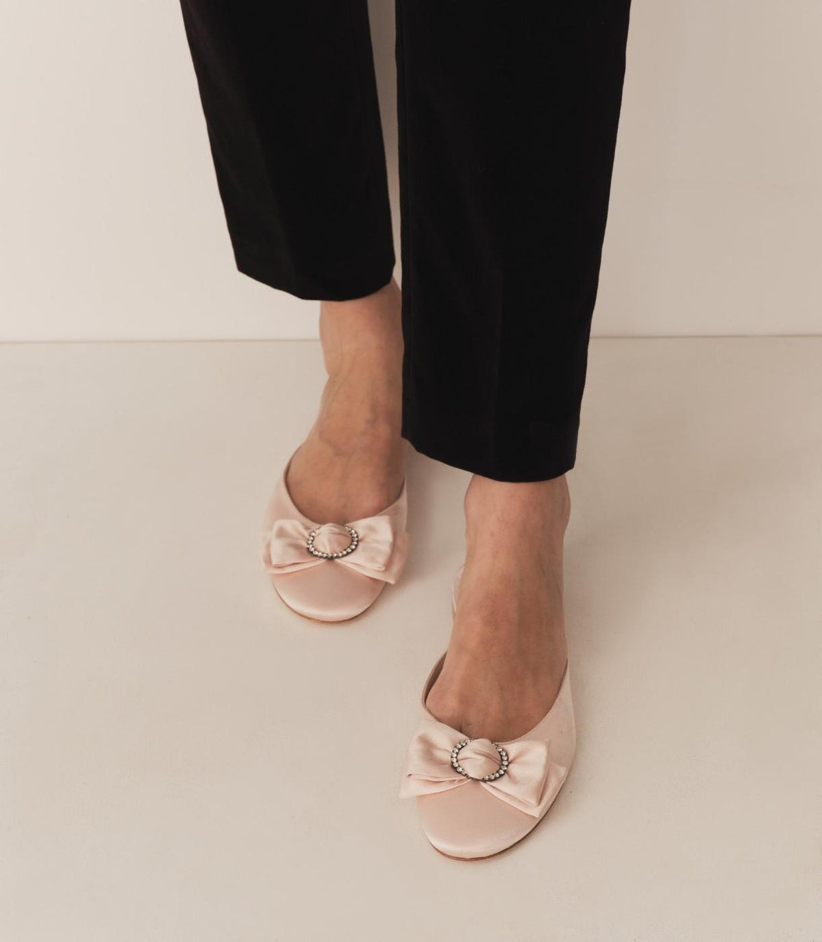 DÔEN Shoes | Tilly Mule Peche Satin - Women