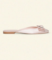 DÔEN Shoes | Tilly Mule Peche Satin - Women