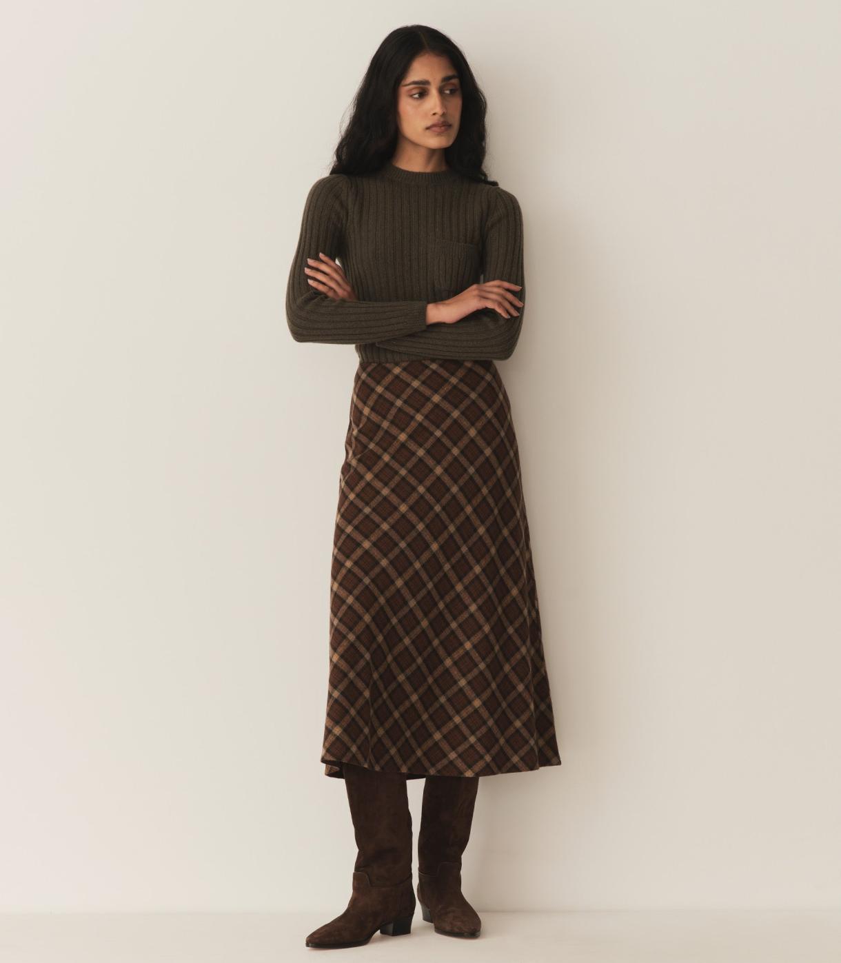 DÔEN Skirts | Elowen Skirt Cornwall Plaid - Women