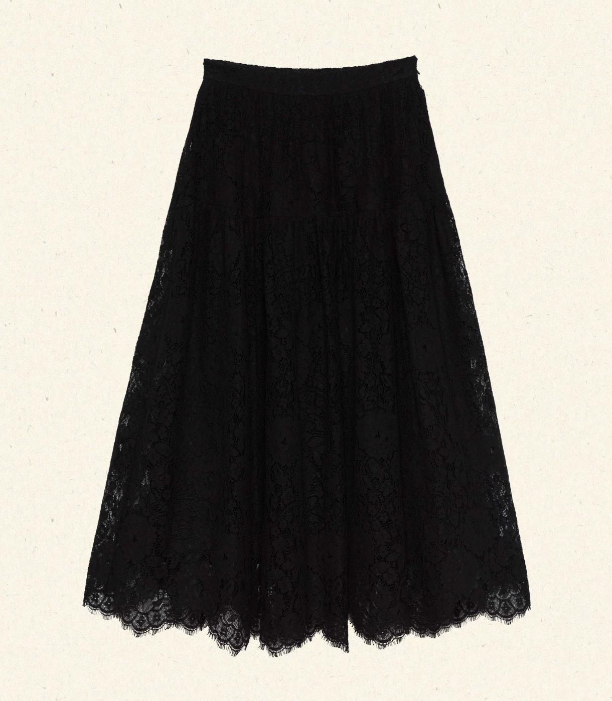 DÔEN Skirts | Sebastiane Lace Skirt Black - Women