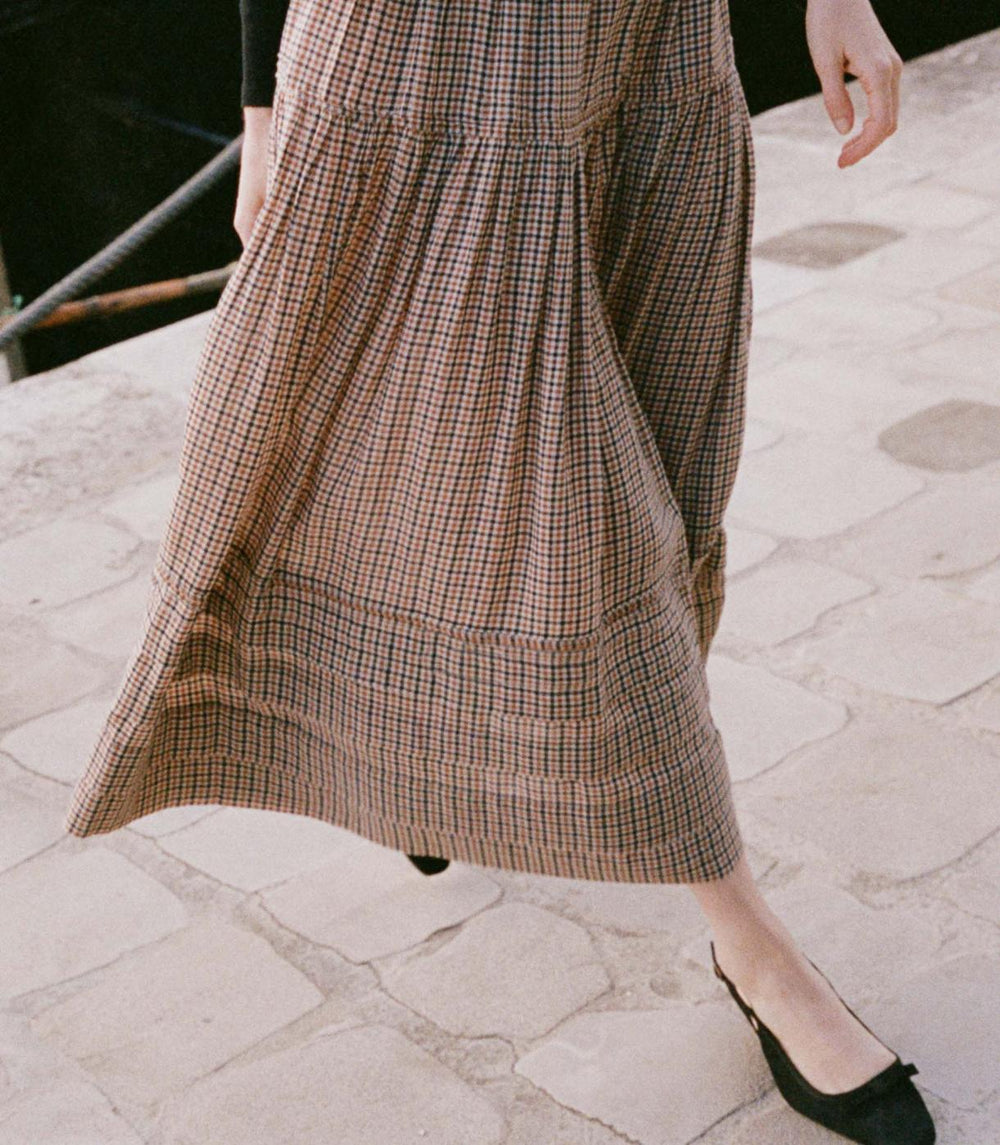 DÔEN Skirts | Sebastiane Skirt Bridget Check - Women