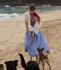 DÔEN Skirts | Sebastiane Skirt Deauville Stripe - Women