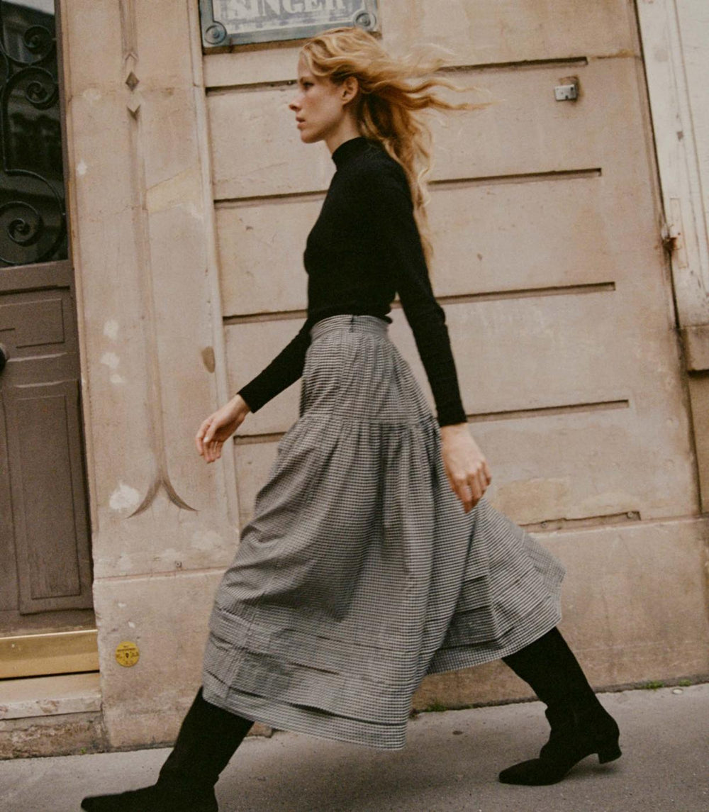 DÔEN Skirts | Sebastiane Skirt La Maddalena Gingham - Women