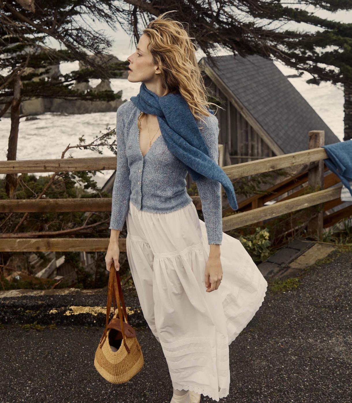 DÔEN Skirts | Sebastiane Skirt Powder - Women