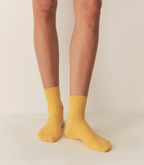 DÔEN Sleep &amp; Loungewear | COLLÉGIEN Ankle Sock Camomille - Women