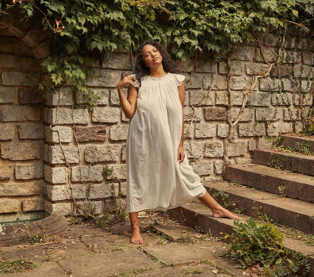 DÔEN Sleep &amp; Loungewear | Lovisa Nightgown Salt - Women